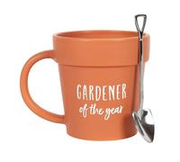 Something Different Gardener Of The Year Plant Pot Mug Orange (One Size)