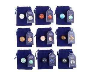 Something Different Gemstone Solar System Drative Crystal Set (Pack of 9) Something Different Multicolor One Size