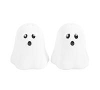 Something Different Ghost Halloween Salt & Pepper Shakers in White Something Different White