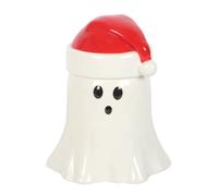Something Different Ghost With Santa Hat Oil Burner in White Something Different White