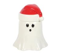 Something Different Ghost With Santa Hat Oil Burner in White Something Different White