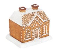 Something Different Gingerbread House Incense Cone Holder Brown/white (One Size)
