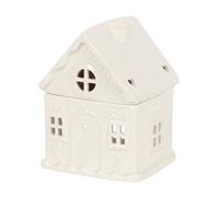 Something Different Gingerbread House Oil Burner in White Something Different White