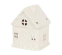 Something Different Gingerbread House Oil Burner in White Something Different White