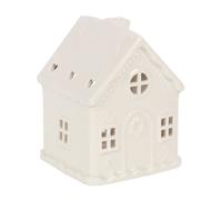 Something Different Gingerbread House Tea Light Holder in White Something Different White