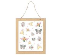 Something Different Glass Floral Bug Hanging Dration Something Different Multicolor