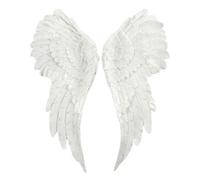 Something Different Glitter Angel Wings Hanging Dration in White Something Different White