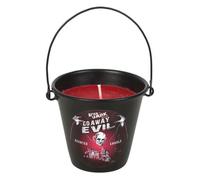 Something Different Go Away Evil Bucket Scented Candle Black (One Size)