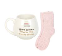 Something Different Good Books Mug Set White/pink (One Size)