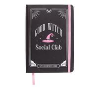 Something Different Good Witch Social Club A5 Notebook Black/pink (One Size)