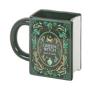 Something Different Green Witch Book 450Ml Mug Green (One Size)