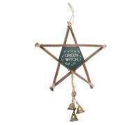 Something Different Green Witch Pentagram Hanging Dration in Bright Green Something Different Bright Green