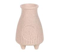 Something Different Greige Ribbed Incense Holder in Cream Something Different Cream