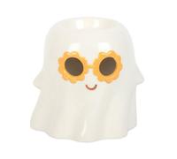 Something Different Groovy Ghost Oil Burner White/yellow (One Size)