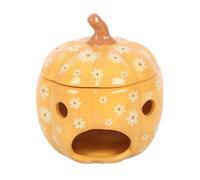 Something Different Groovy Ghosts Pumpkin Oil Burner in Orange Something Different Orange