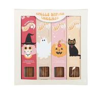 Something Different Halloween Incense Stick Gift Set, 4 Sets, Sticks, Incense, Plum-Cherry, Marshmallow, Pumpkin, Mandarin Scents, Home Fragrance, 22.5 cm