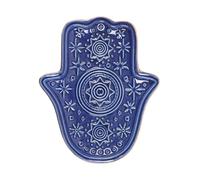Something Different Hamsa Hand Incense Holder in Dark Blue Something Different Dark Blue