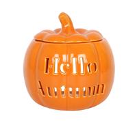 Something Different Hello Autumn Ceramic Pumpkin Oil Burner in Orange Something Different Orange