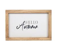 Something Different Hello Autumn Wooden Frame Sign Natural (One Size)