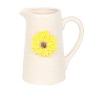 Something Different Hello Sunshine Ceramic Sunflower Flower Jug in Bright Yellow Something Different Bright Yellow