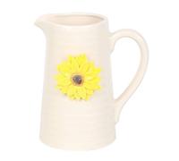 Something Different Hello Sunshine Ceramic Sunflower Flower Jug in Bright Yellow Something Different Bright Yellow