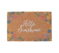 Something Different Hello Sunshine Floral Door Mat (One Size) (Natural)
