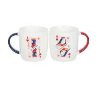 Something Different Her Ladyship & His Lordship Couple Mug Set Pack of 2 in Off-White Something Different Off-White