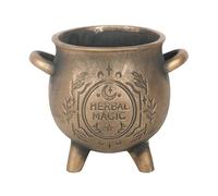 Something Different Herbal Magic Cauldron Terracotta Plant Pot in Bronze Something Different Bronze