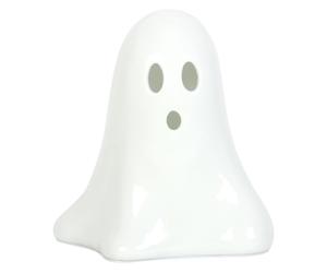 Something Different Hey Boo Ghost Ceramic Light (Batteries Included) in White Something Different White