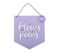 Something Different Hocus Pocus Hanging Sign Purple (One Size)