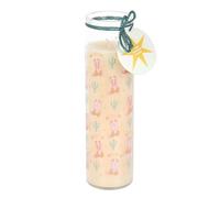 Something Different Howdy Floral Cowboy Boot Tube Candle (One Size) (Orange)