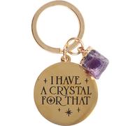Something Different I Have A Crystal For That Amethyst Keyring in Purple Something Different Purple One Size
