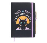Something Different In My Witch Era Amethyst A5 Notebook & Pen in Black Something Different Black