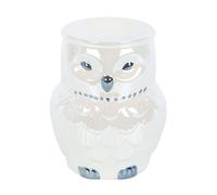 Something Different Iridescent Owl Oil Burner in White Something Different White