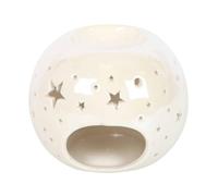 Something Different Iridescent Star Oil Burner, White, One Size