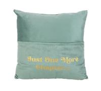 Something Different Just One More Chapter Pocket Cushion (One Size) (Pale Green)