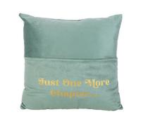Something Different Just One More Chapter Pocket Cushion Pale Green (One Size)
