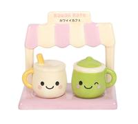 Something Different Kawaii Latte Salt and Pepper ShakersOne Size Multicoloured