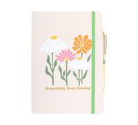 Something Different Keep Going, Keep Growing A5 Notebook in Medium Beige Something Different Medium Beige