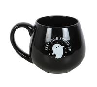 Keep Your Spirits Up Rounded Ghost Mug