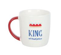 Something Different King Of Dad Jokes Mug in Off-White Something Different Off-White