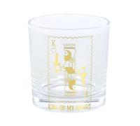 King of My Heart Drinking Glass