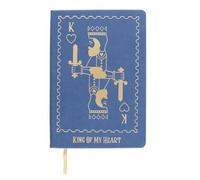 Something Different King Of My Heart Playing Card A5 Notebook in Blue Something Different Blue
