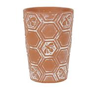 something different Large Terracotta Bee and Honeycomb Plant Pot