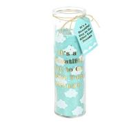 Something Different Lavender & Chamomile Cloud Print Scented Candle Blue (One Size)
