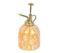 Something Different Leaf Print Ceramic Summer Plant Mister in Orange Something Different Orange