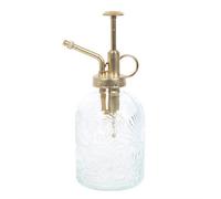 Something Different Leaf Print Glass Plant Mister in Clear Something Different Clear