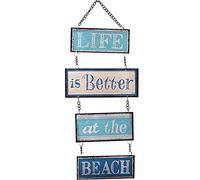Something Different Life Is Better At The Beach Quote Hanging Sign