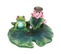 Something Different Lily pad Backflow Incense Burner in Green Something Different Green
