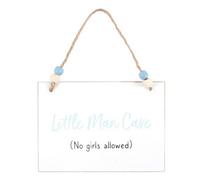 Something Different Little Man Cave Hanging Sign White/blue/black (One Size)